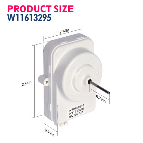 Plastic Condenser Fan Motor Suitable for Refrigerator Cooling 2