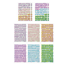 Alphanumeric Sticker PVC Letter Number Sticker For Journal-2