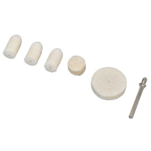 Kit de ruedas de pulido de fieltro de lana, 50 piezas, 13x7mm