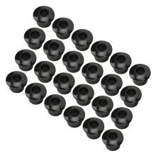 24 Stück Gitarrensaiten-Gehäuse aus Kunststoff, 10 mm, schwarz, Ersatzteile