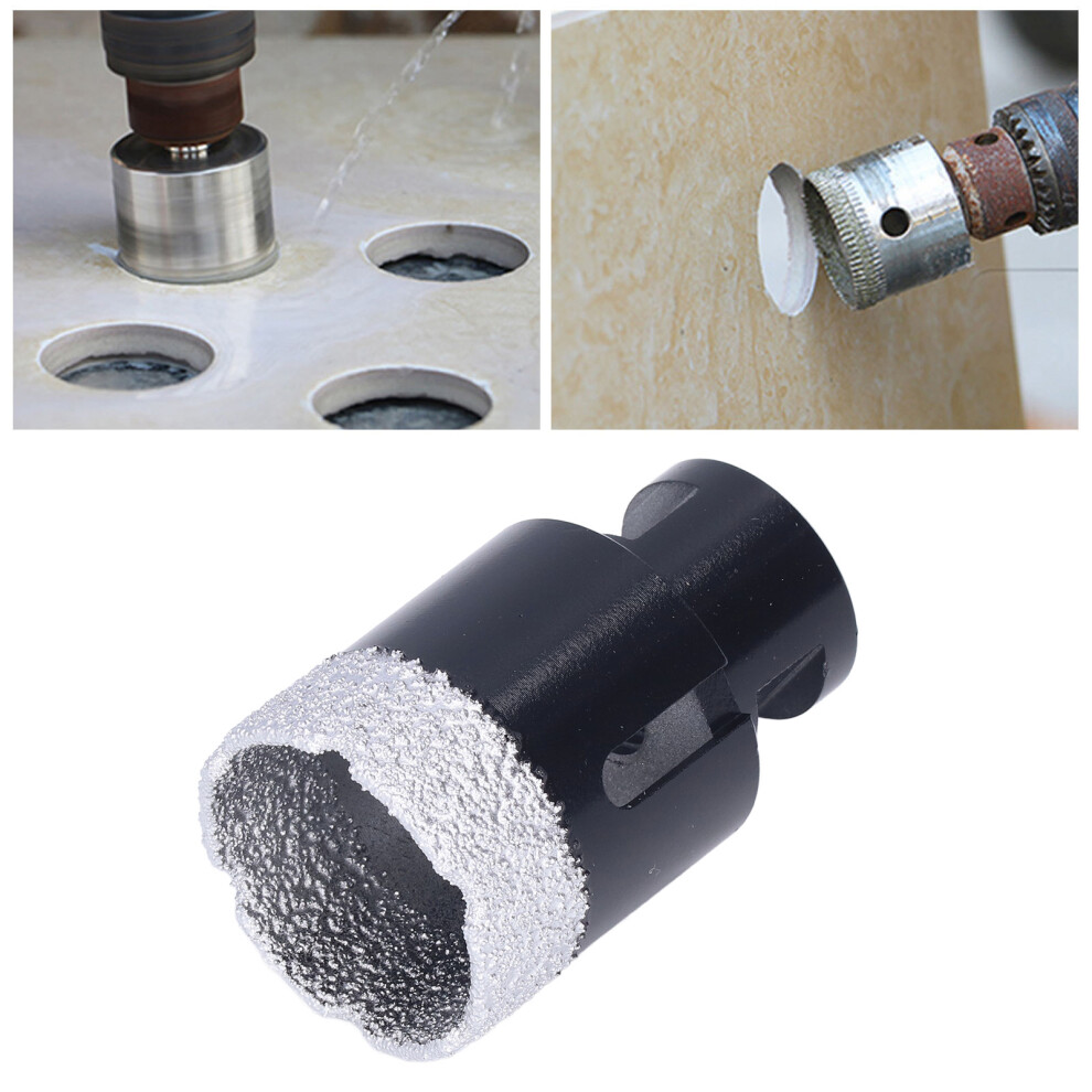 Vacuum Brazed Diamond Drill For Marble & Granite 38Mm Black 7891357815224