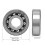 10 pezzi cuscinetti in miniatura 1018 8x22x7mm argento 6