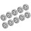 10 pezzi cuscinetti in miniatura 1018 8x22x7mm argento 15