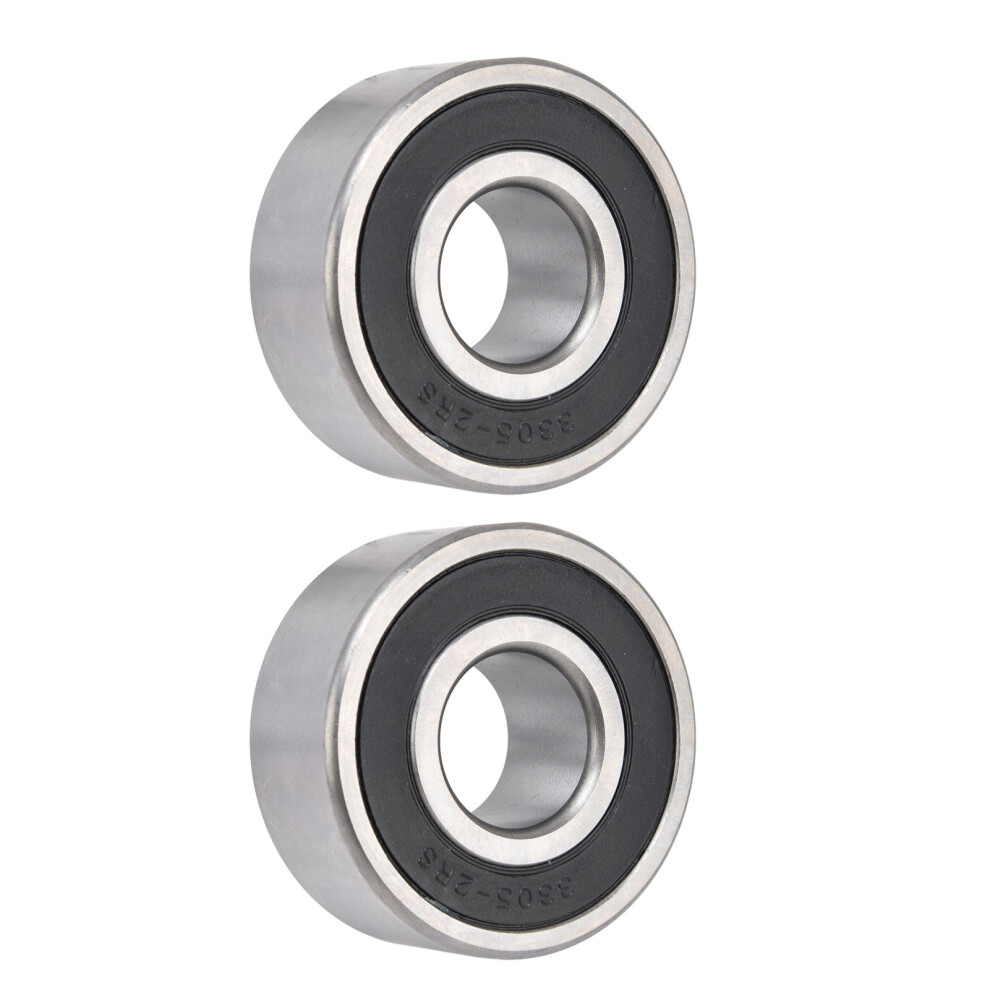 2Pcs 3305-2Rs Double Row Ball Bearings High Speed Metal Industrial Supplies 8741357816624