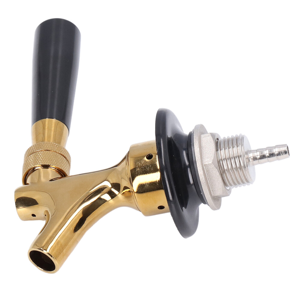 Beer Faucet Stainless Steel Brass Non-Adjustable Keg Tap For Bars & Restaurants 4951357816522