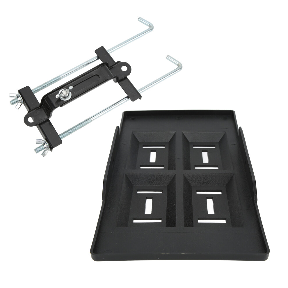Car Battery Hold Down Tray Bracket Set For 27/30/31 Series Batteries, Strong Abs + Metal 5001357817681