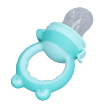 Set d'alimentation pour bébé - 4 pièces, tétines en silicone bleues
