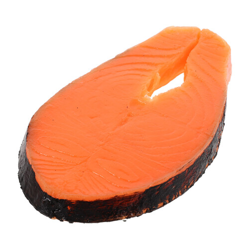 Durable Orange Simulation Salmon Slices for Photography Props