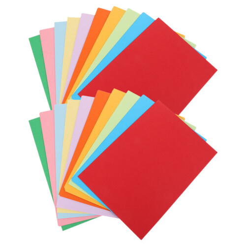 Colored Cardstock Card Making Paper Assorted Color 100 Sheets