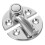 Silver Zinc Alloy Latch For Cabinet Precision Rotating Design 1