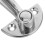Silver Zinc Alloy Latch For Cabinet Precision Rotating Design 8