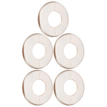 5 Pcs Wall Decorative Cover Plumbing Collars Self-Adhesive Hole Plate