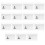 Raindrops Transparent Id Cover, Clear Card Protector For Office, 15pcs 1