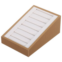 Display Tray Van PU En Hout Met Vakken Voor Juwelen Thuis