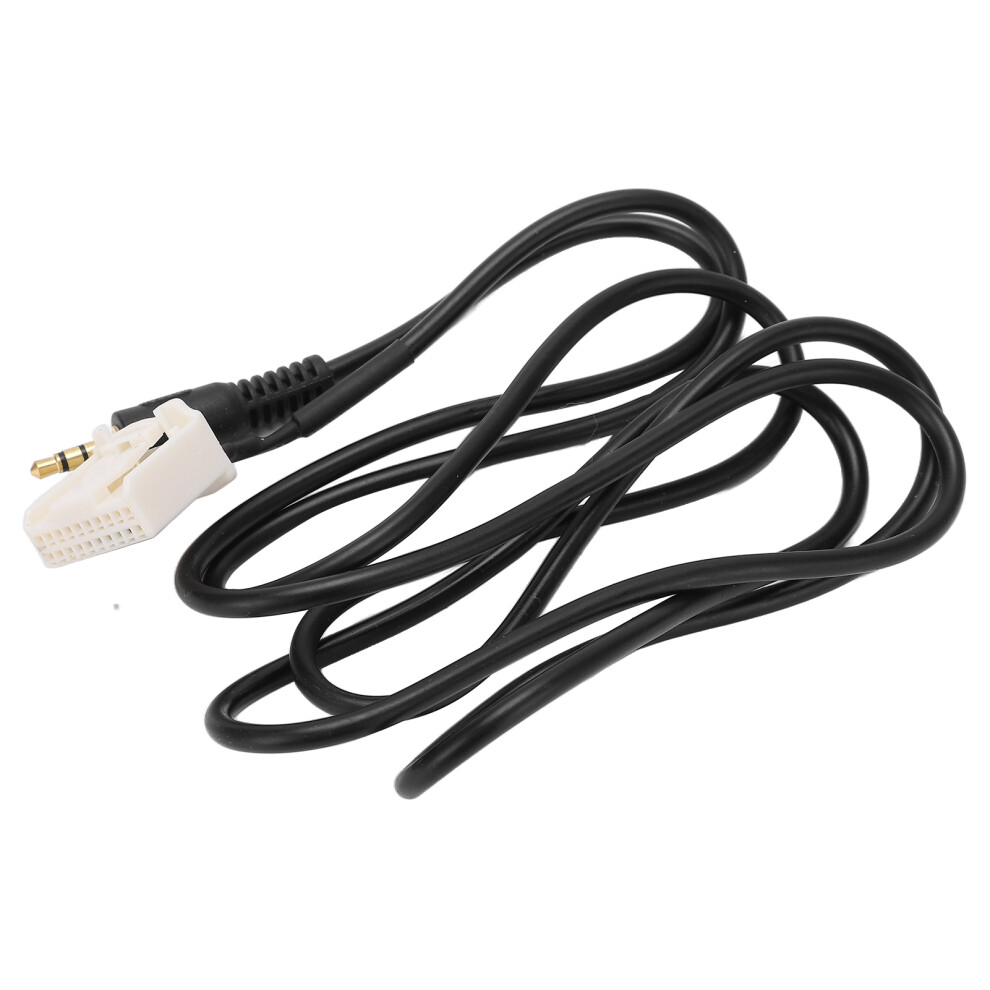 Car Aux 1M 3.5Mm Audio Cable For Tacoma Fj Rav4 Camry Corolla Black 8731357818636