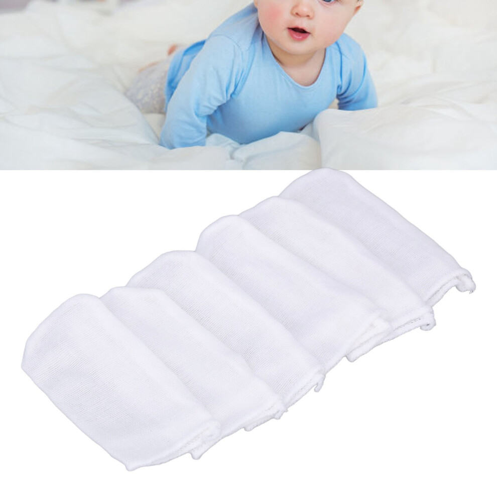6 Pcs Baby Finger Brush Gauze - Soft Toothbrush & Tongue Cleaner Set