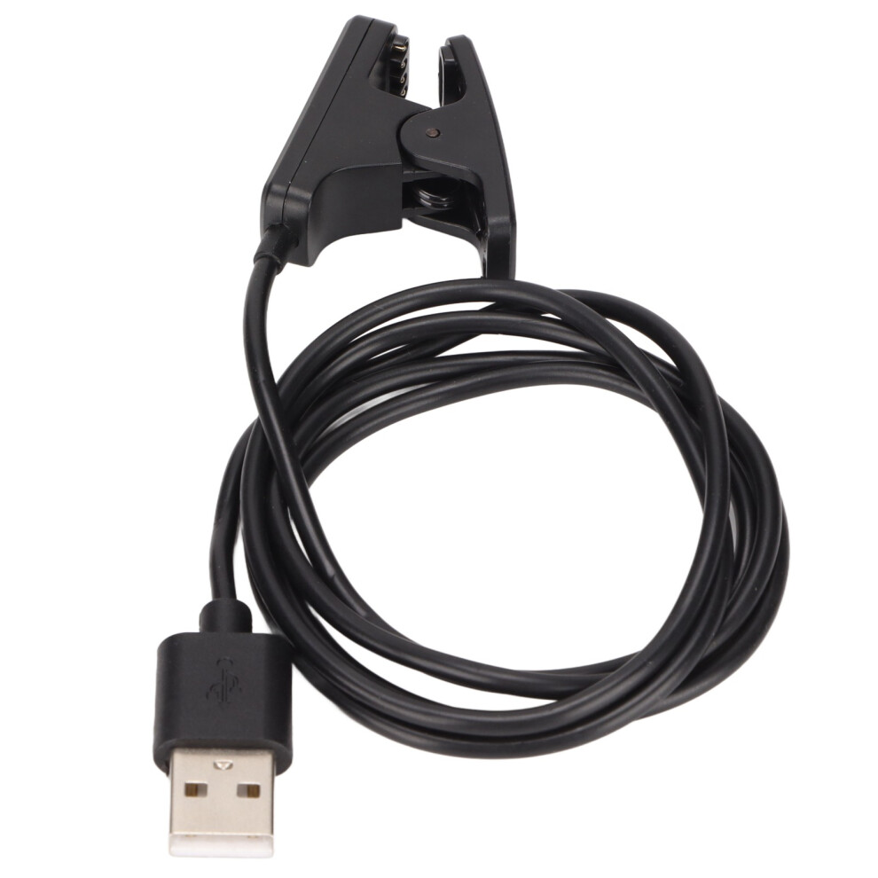 Black 100Cm Usb Charger Cable For Garmin Marq Watches 3.3Ft Fast Charge