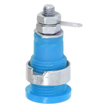Ensemble bleu durable de 50 douilles banane de 4 mm