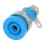 Ensemble bleu durable de 50 douilles banane de 4 mm 11