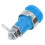Ensemble bleu durable de 50 douilles banane de 4 mm 16