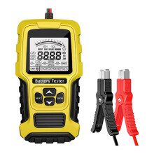 Auto-accutester met LCD-display voor 12V 24V-systemen-Geel