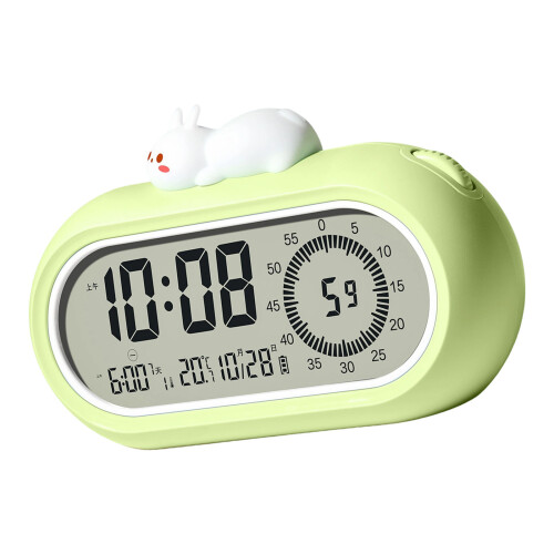 Soft Glows digitale wekker voor kinderen,-Groente