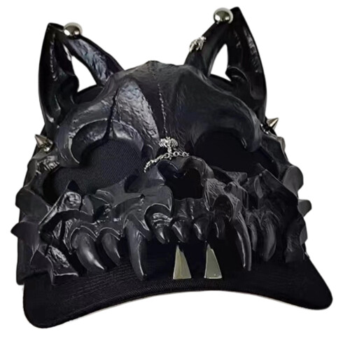Goth Devil Ear Cap Dames Tieners Dark Series Evenement-wolforen