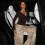 Basic crop-top met ruches en col voor dames, getailleerd-S 6