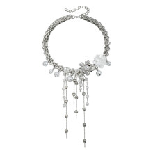 Eleganter Kunstperlen-Blumenschmuck, dynamisches Quasten-Design,