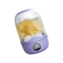 Unterwäsche-Waschmaschine, wiederaufladbar, tragbare-Lila