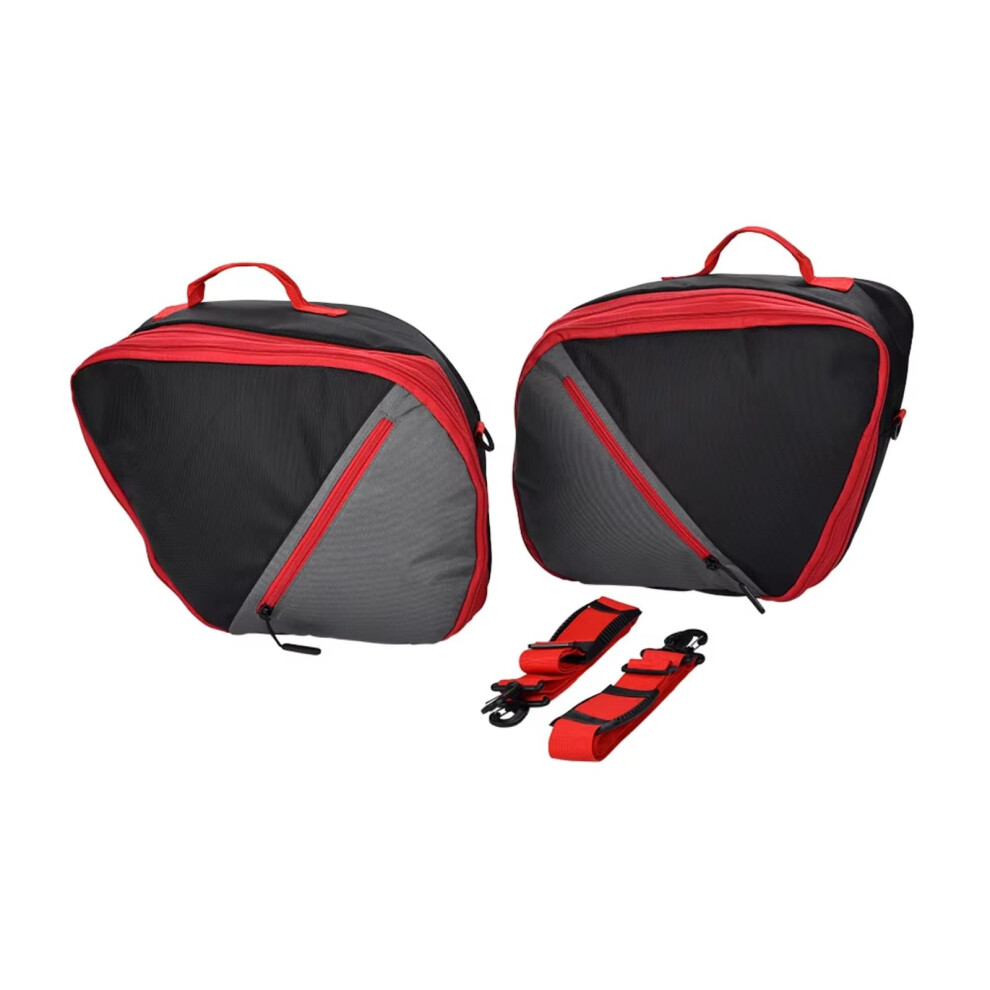 Motorcycle Saddle Bag Compatible With Yamaha Tracer 9 And Tracer 9 Gt 2020 2021 Luggage Storage Inner Liner Side Box Bags Panniers Red 9354506679408