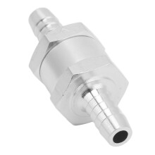 Universal 8mm Aluminium Rückschlagventil Einwegventil für Kraftstoff, Öl, Wasser
