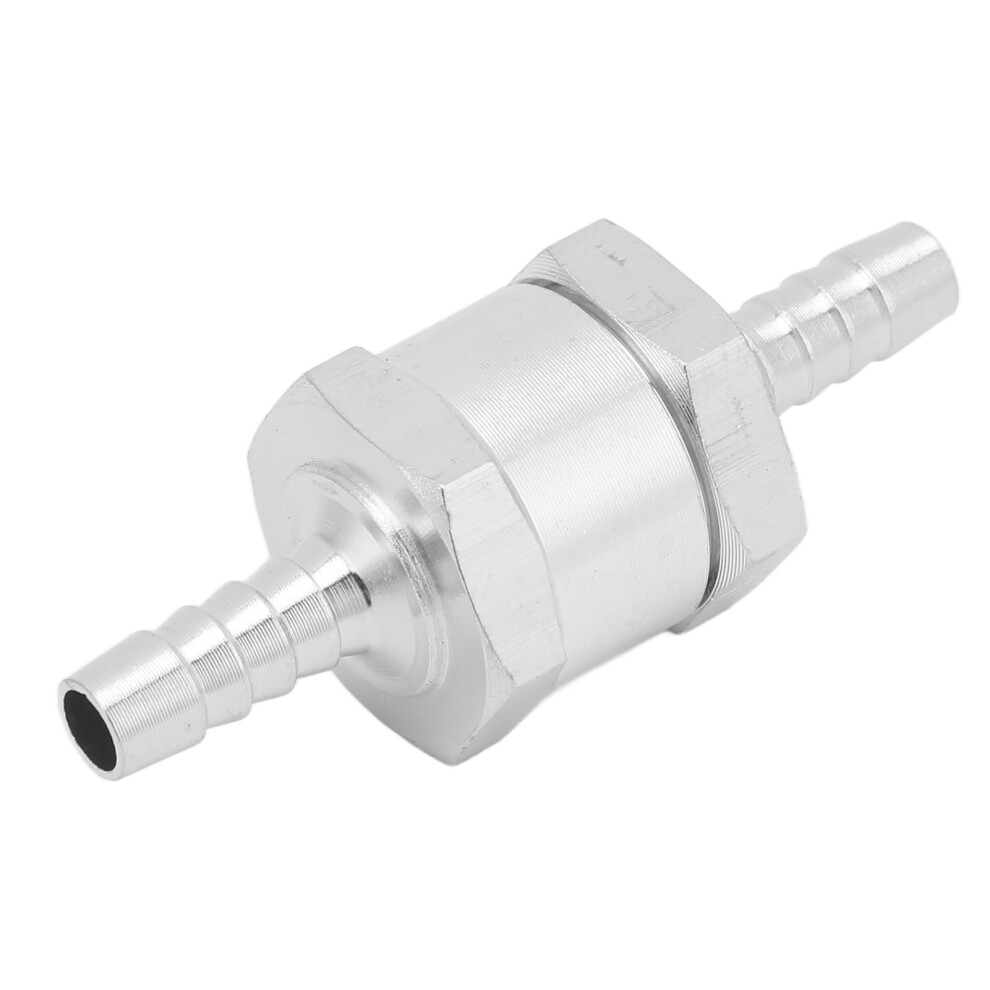 Universal Fuel Check Valve Aluminum Alloy 6Mm/0.24In Water Oil Gasoline Diesel 6941357821464