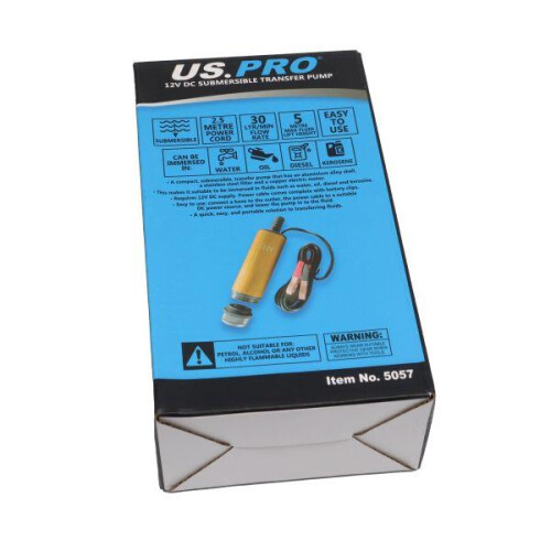 us pro US PRO Tools 12V DC Submersible Transfer Pump 5057 2