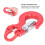 Heavy Duty 8T Breaking Strength Tow Hook w/ 2T Load Capacity 5