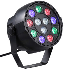 RGB Color Mixing Par Lights 8-Channel DMX Stage Light With Strobe And Sound-Activated Mode DJ Party Lights For Club
