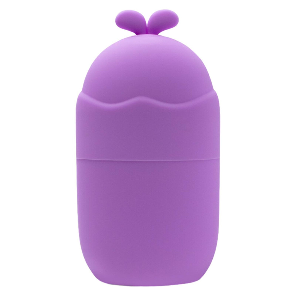 Facial Ice Mold Reusable Silicone Ice Mold For Face And Neck Massage Roller Tool Purple Ice Cup Molds Dark Circles