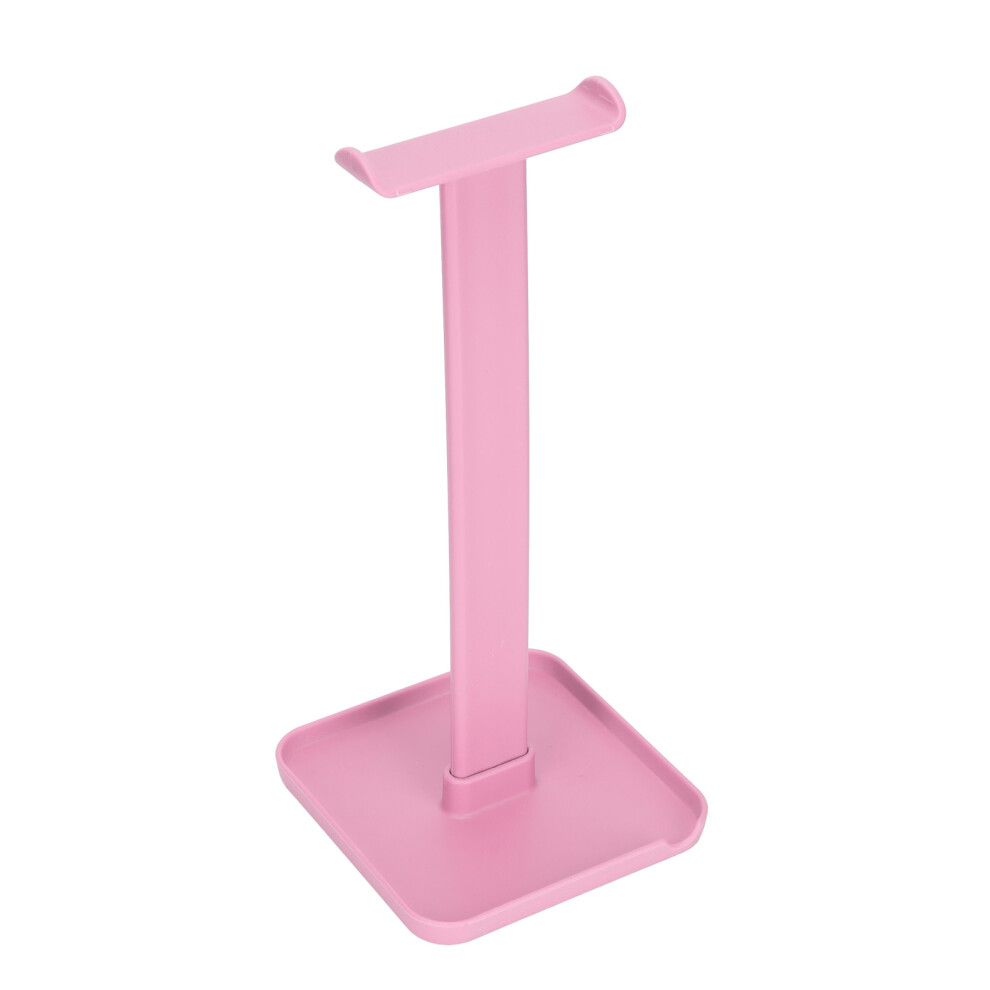 Bright Color Headphone Stand Space Saving Durable & Stable Pink 7891357822130