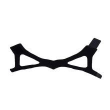 Triangular Snoring Belt Chin Strap For Sleeping, Soft Diving Cloth Material, Black Color, Anti-Snoring Belt