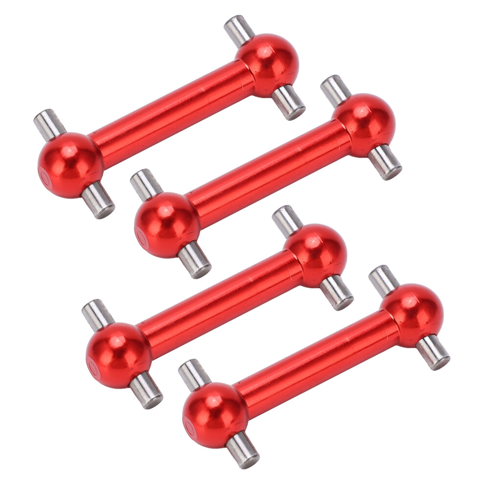 Enhanced Performance Aluminum Dog Bone Set 4Pcs Tt01 Tt02 - Red 9491357822321