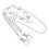 Silver Metallkedja Midjebälte Punk Tassel Jeans Accessoar 11
