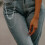 Silver Metallkedja Midjebälte Punk Tassel Jeans Accessoar 6