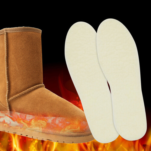 Winter Insoles With Shearling Like Fleeced Lining-Womens model 2