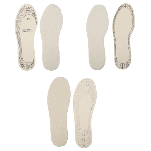 Winter Insoles With Shearling Like Fleeced Lining-Womens model 1