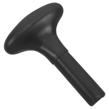 Svart PVC Kajakpaddelhandtag Bekväm Ergonomisk Grepp