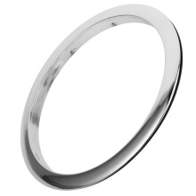 Bastrumma Ljuddämpande Ring I Silver Metall För Musiker