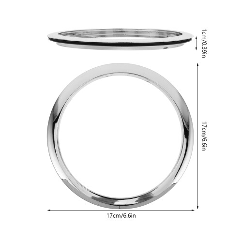 Metallbastrumma Ring För Ljudförbättring Och Skydd I Silver 2