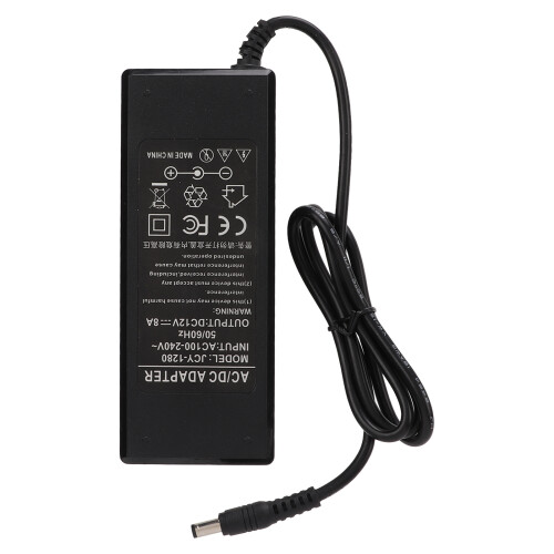 12V 8A Netzteil für LED-Lichtleiste, 3-poliger AC/DC-Wandler 2