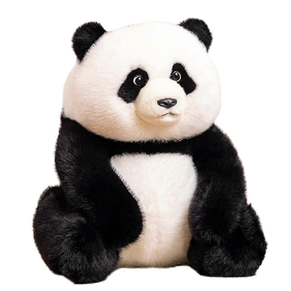 Kikidex (As Show, One Size) Realistic And Cute Giant Panda Baby Plush Toy Simulation Animal Panda Doll Soft Pillow Children's Birthday Gift