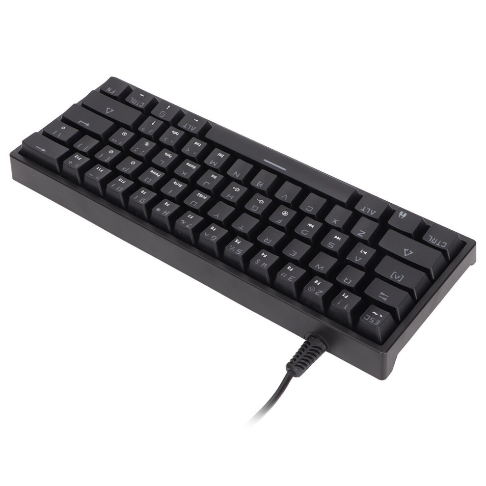Rgb Mechanical Keyboard 61 Keys Compact Wired Keyboard For Office & Gaming Au Light 8461357825630